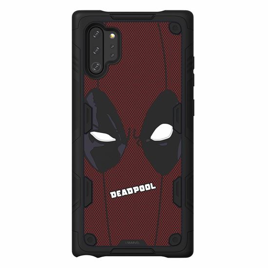 Samsung Note10+ Plus Marvel Deadpool Akıllı Kapak - Kahverengi Samsung Note10+ Plus Marvel Deadpool Akıllı Kapak - Kahverengi