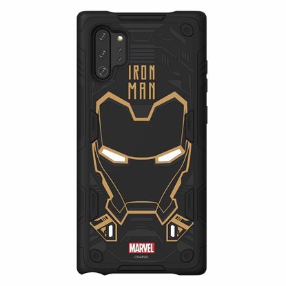 Samsung Note10+ Plus Marvel Ironman Akıllı Kapak - Siyah Samsung Note10+ Plus Marvel Ironman Akıllı Kapak - Siyah