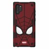 Samsung Note10+ Plus Marvel Spiderman Akıllı Kapak - Kırmızı