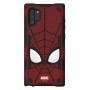 Samsung Note10+ Plus Marvel Spiderman Akıllı Kapak - Kırmızı