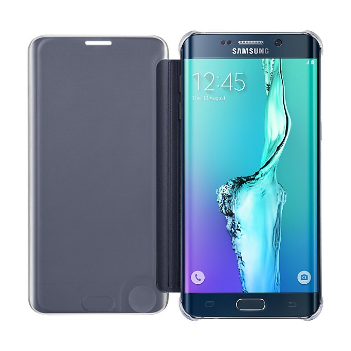 Samsung S6 Edge+ Plus Clear View Kılıf Siyah - EF-ZG928CBEGWW Samsung S6 Edge+ Plus Clear View Kılıf Siyah - EF-ZG928CBEGWW