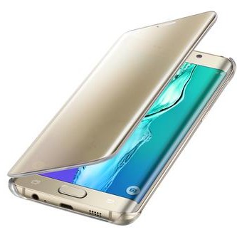Samsung S6 Edge+ Plus Clear View Kılıf Altın EF-ZG928CFEGWW