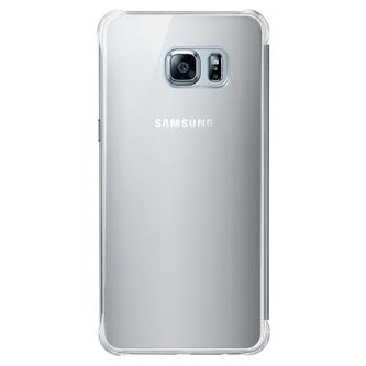 Samsung S6 Edge+ Plus Clear View Kılıf Gümüş EF-ZG928CSEGWW