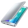 Samsung S6 Edge+ Plus Clear View Kılıf Gümüş EF-ZG928CSEGWW