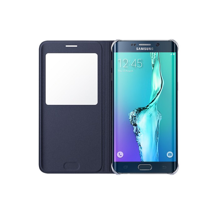 Samsung S6 Edge+ Plus S-View Kılıf Lacivert - EF-CG928PBEGTR Samsung S6 Edge+ Plus S-View Kılıf Lacivert - EF-CG928PBEGTR