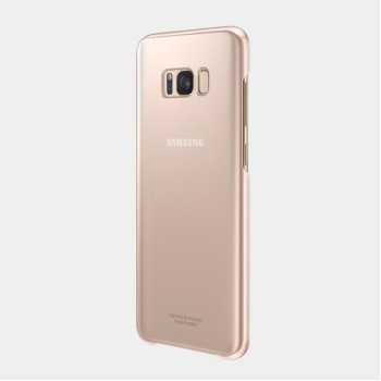 Samsung S8+ Plus Şeffaf Kılıf Pembe EF-QG955CPEGWW