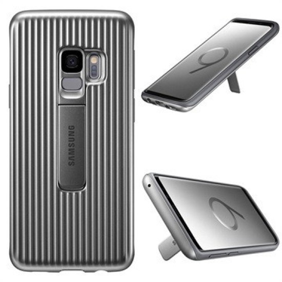 Samsung S9 G960 Protective Standing Kılıf Gümüş EF-RG960CSEGWW Samsung S9 G960 Protective Standing Kılıf Gümüş EF-RG960CSEGWW