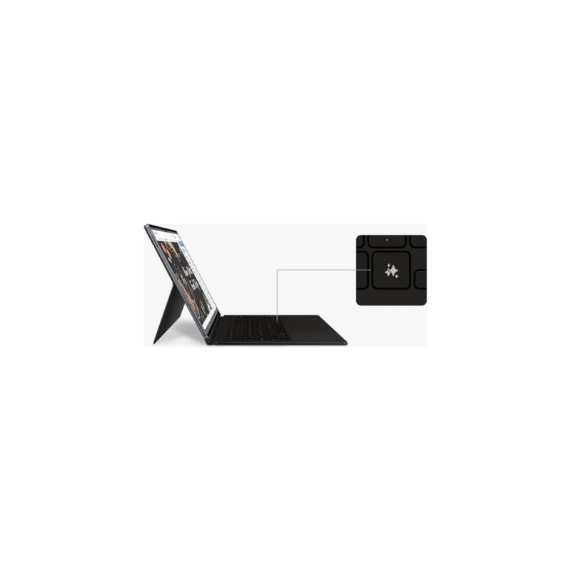 Samsung TAB S10 Ultra / S9 Ultra Klavyeli Mousepadli Kılıf SİYAH EF-DX925BBEGTR Samsung TAB S10 Ultra / S9 Ultra Klavyeli Mousepadli Kılıf SİYAH EF-DX925BBEGTR