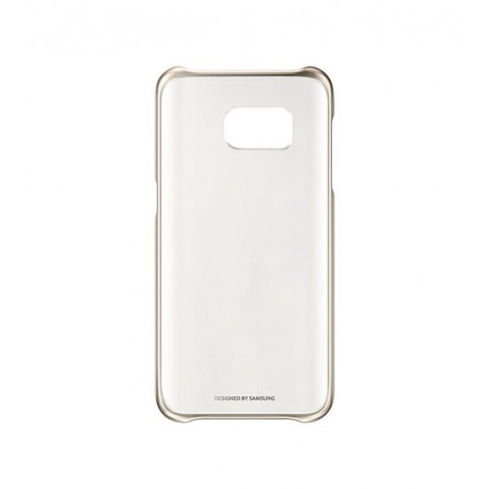 Samsung Galaxy S7 Clear Cover Kılıf Altın EF-QG930CFEGWW