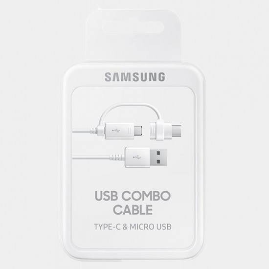 Samsung MicroUSB & TypeC Kombo Kablo - EP-DG930DWEGWW