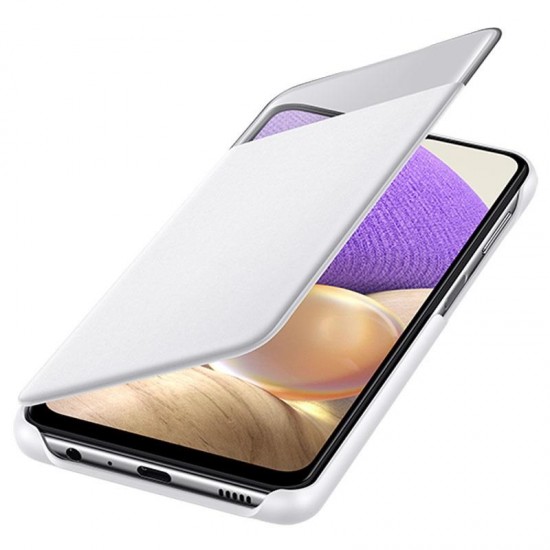 Samsung Galaxy A32 S View Cüzdan Kılıf Beyaz EF-EA325PWEGTR