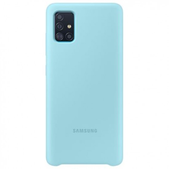 Samsung Galaxy A51 Silikon Kılıf - Mavi EF-PA515TLEGWW