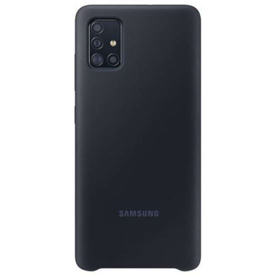 Samsung Galaxy A51 Silikon Kılıf - Siyah EF-PA515TBEGWW