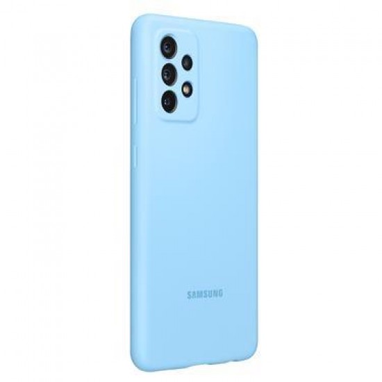 Samsung Galaxy A72 Slim Silikon Kılıf - Mavi EF-PA725TLEGWW