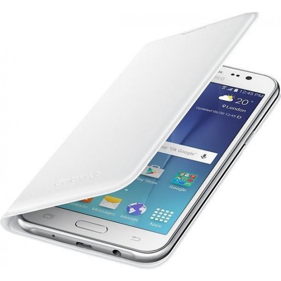Samsung Galaxy J5 J500 Kartlıklı Kılıf Beyaz - EF-WJ500BWEGWW
