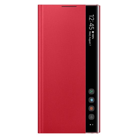 Samsung Galaxy Note 10 Clear View Kılıf Kırmızı - EF-ZN970CREGWW
