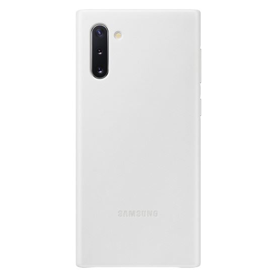 Samsung Galaxy Note 10 Deri Kılıf Beyaz -EF-VN970LWEGWW