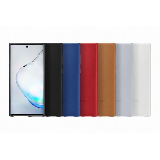Samsung Galaxy Note 10 Deri Kılıf Beyaz -EF-VN970LWEGWW
