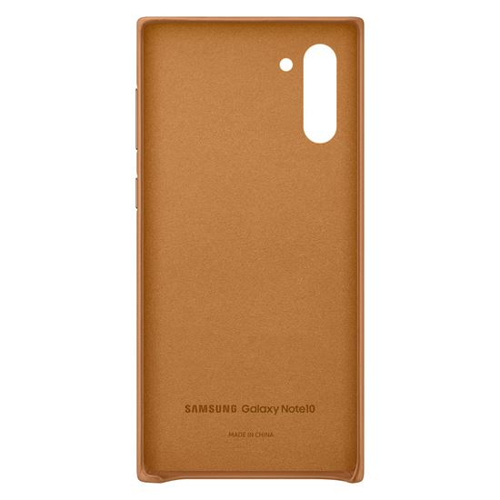 Samsung Galaxy Note 10 Deri Kılıf - Kahverengi EF-VN970LAEGWW