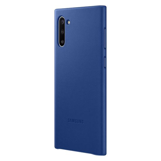 Samsung Galaxy Note10 Deri Kılıf Mavi - VN970LLEGWW