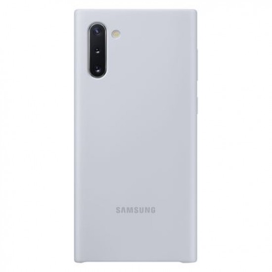 Samsung Galaxy Note 10 Silikon Kılıf - Gümüş Gri EF-PN970TSEGWW