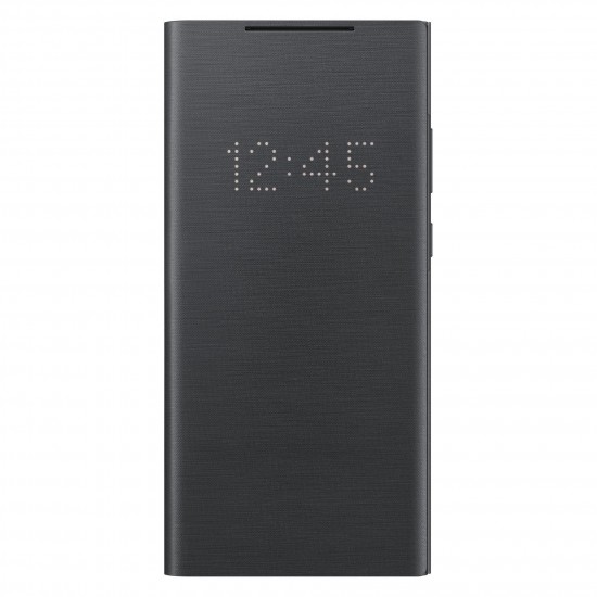 Samsung Galaxy Note 20 Led View Kapaklı Kılıf - Siyah