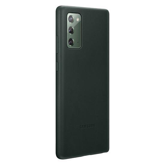Samsung Galaxy Note20 Deri Kılıf - Yeşil EF-VN980LGEGWW