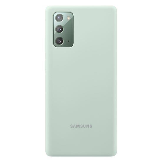 Samsung Galaxy Note20 Silikon Kılıf - Yeşil EF-PN980TMEGWW