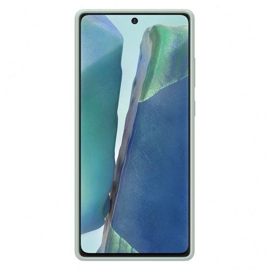 Samsung Galaxy Note20 Silikon Kılıf - Yeşil EF-PN980TMEGWW