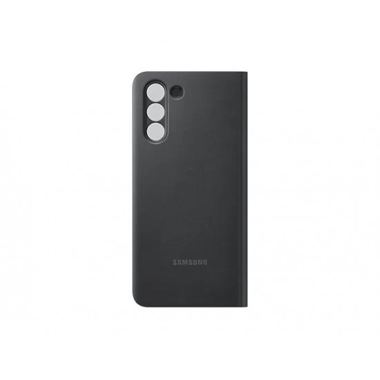 Samsung Galaxy S21 Akıllı Clear View Kılıf - Siyah EF-ZG991CBEGTR