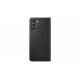 Samsung Galaxy S21 Akıllı Led View Kılıf - Siyah EF-NG991PBEGTR