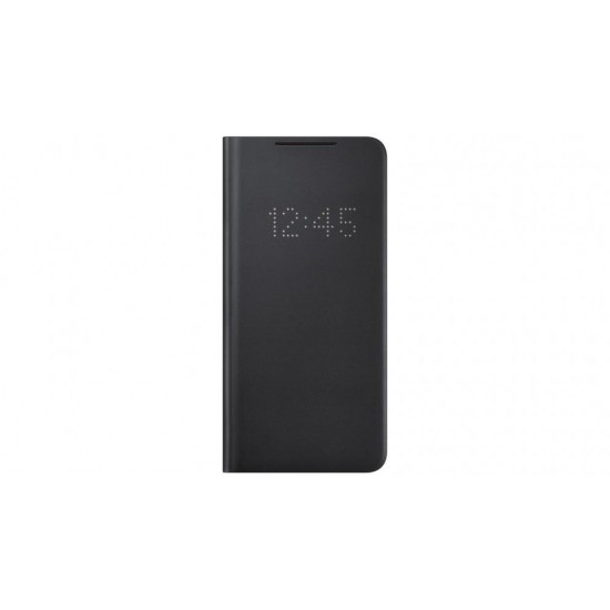 Samsung Galaxy S21+ Plus Akıllı Led View Kılıf - Siyah EF-NG996PBEGTR
