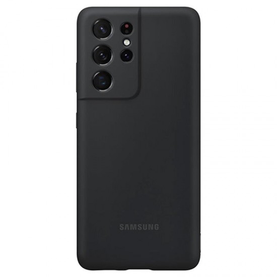 Samsung Galaxy S21 Ultra Silikon Kılıf - Siyah EF-PG998TBEGWW