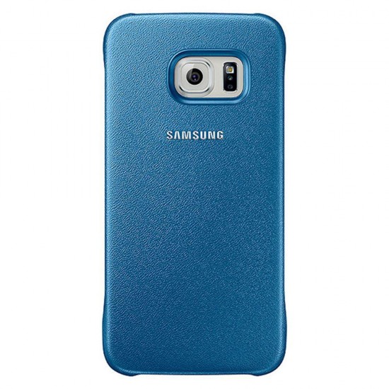 Samsung Galaxy S6 Koruma Kılıfı Mavi Deri EF-YG920BLEGWW