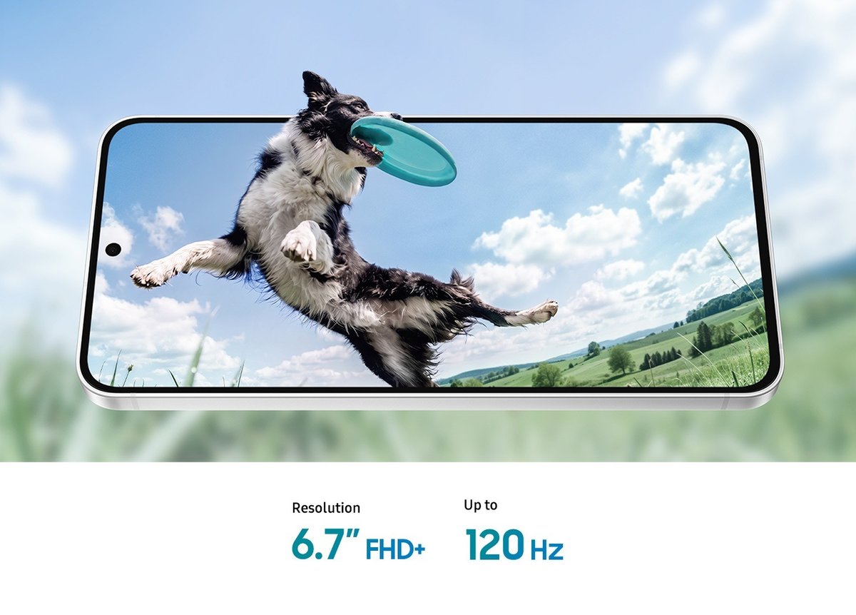 Galaxy S26 FE 6,7 inç FHD+ 120 Hz ekran