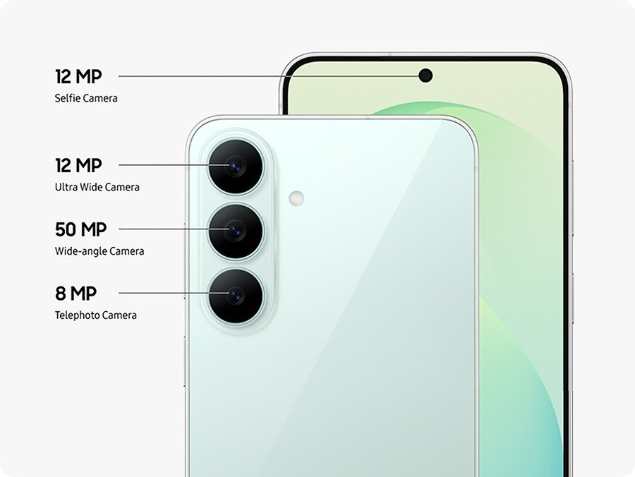Galaxy S26 FE kamera dizilimi: 50 MP, 12 MP, 8 MP ve 12 MP ön kamera