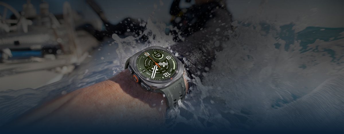 Galaxy Watch Ultra2 suya girerken