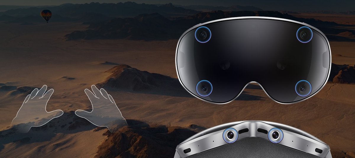 Galaxy XR el takibi: havada iki el ve başlığın kameraları