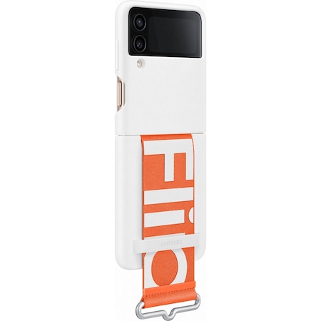 Samsung Z Flip 4 Kordonlu Silikon Kılıf - Beyaz EF-GF721TWEGWW Samsung Z Flip 4 Kordonlu Silikon Kılıf - Beyaz EF-GF721TWEGWW detay