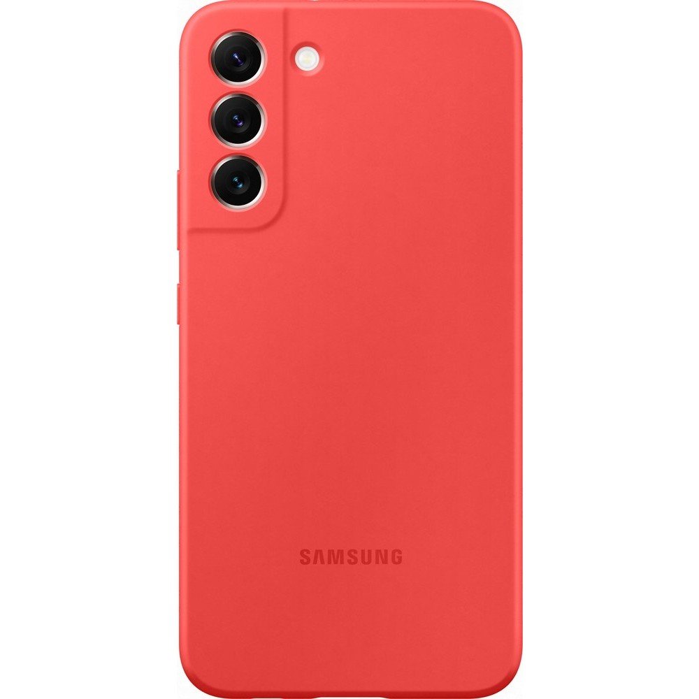Samsung S22+ Plus Silikon Kılıf - Mercan Kırmızı EF-PS906TPEGWW Samsung S22+ Plus Silikon Kılıf - Mercan Kırmızı EF-PS906TPEGWW