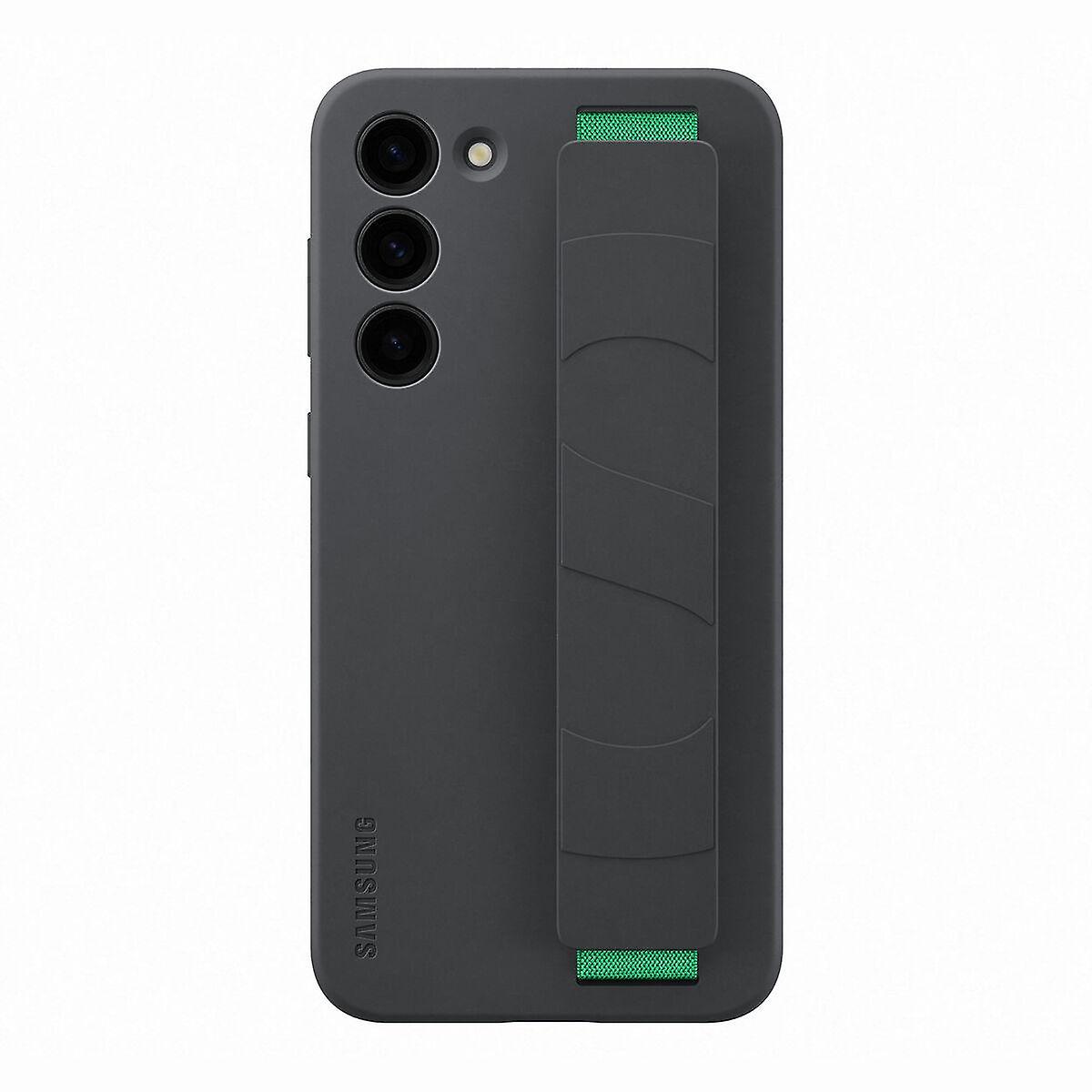 Samsung Galaxy S23+ PLUS Kayışlı Silikon Kılıf Siyah - EF-GS916TBEGWW Samsung Galaxy S23+ PLUS Kayışlı Silikon Kılıf Siyah - EF-GS916TBEGWW