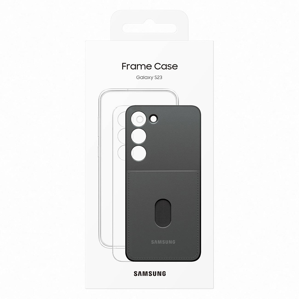 Samsung Galaxy S23 Çerçeve Kartlıklı Koruma Kılıfı SİYAH - EF-MS911CBEGWW detay