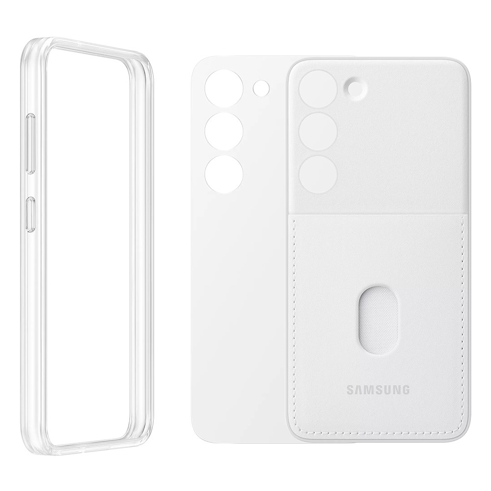 Samsung Galaxy S23 Çerçeve Kartlıklı Koruma Kılıfı BEYAZ - EF-MS911CWEGWW Samsung Galaxy S23 Çerçeve Kartlıklı Koruma Kılıfı BEYAZ - EF-MS911CWEGWW detay