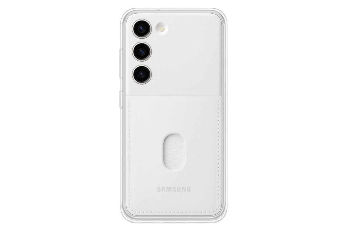 Samsung Galaxy S23 Çerçeve Kartlıklı Koruma Kılıfı BEYAZ - EF-MS911CWEGWW Samsung Galaxy S23 Çerçeve Kartlıklı Koruma Kılıfı BEYAZ - EF-MS911CWEGWW